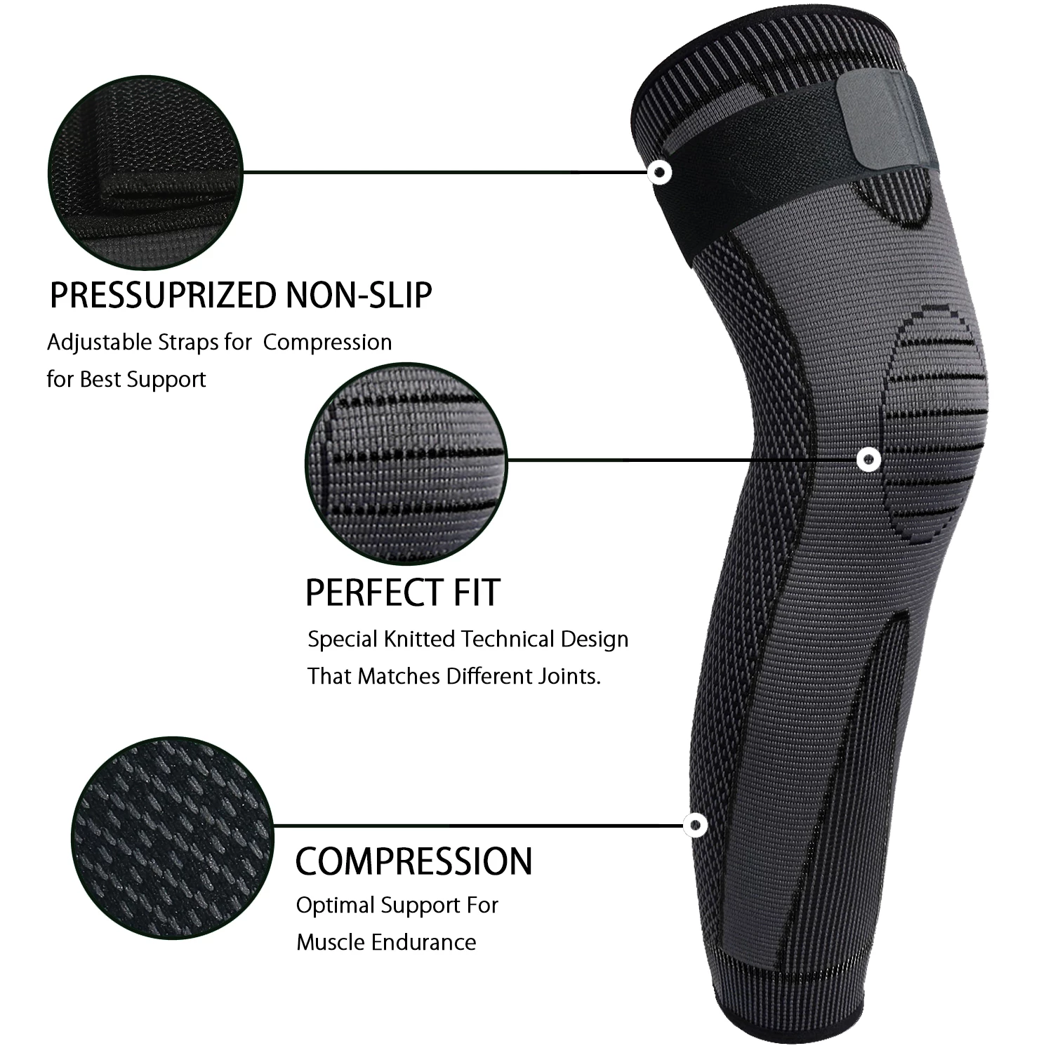 Ultra Knee Long Compression Sleeve